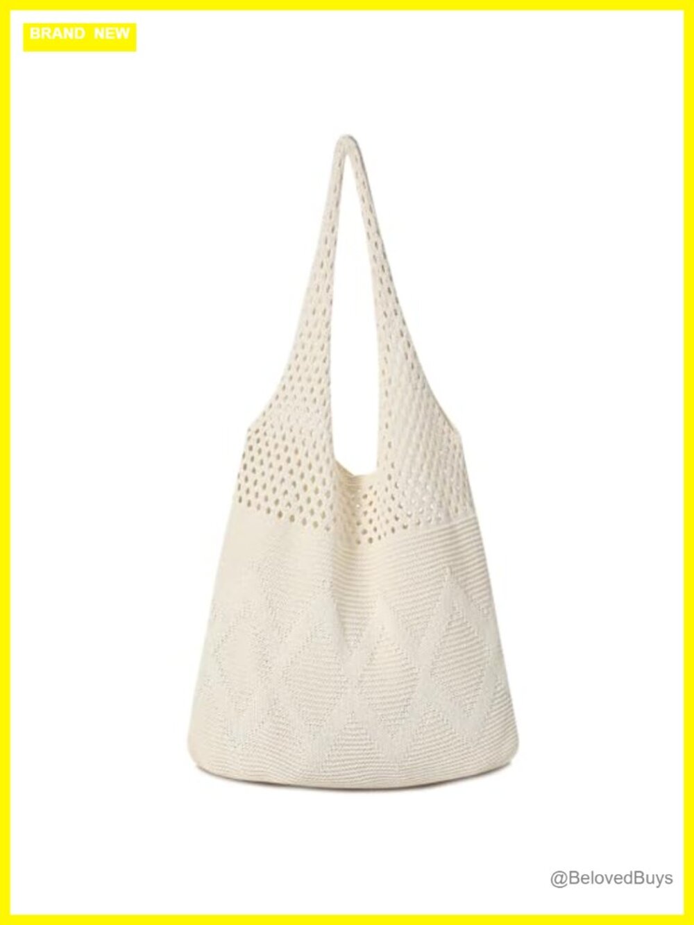 Straw Beach Tote Bag Woven Shoulder Handbag